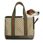 Brun Gucci Naissance Et Animal De Compagnie Sac De Petit Chien 1 Promo